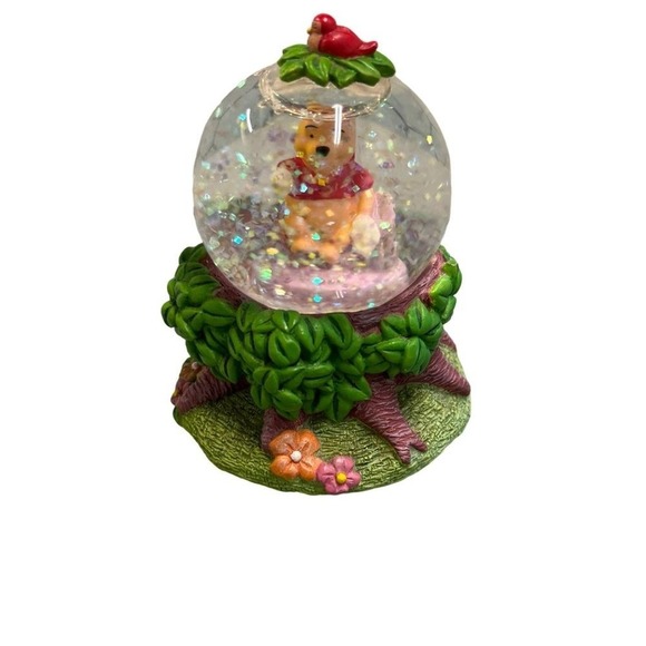 Disney Winnie the Pooh Tree Top Honey Hands Miniature Mini Snow Globe Figurine - Picture 9 of 11
